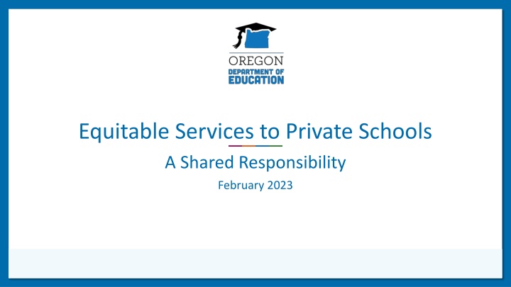 equitable services to private schools