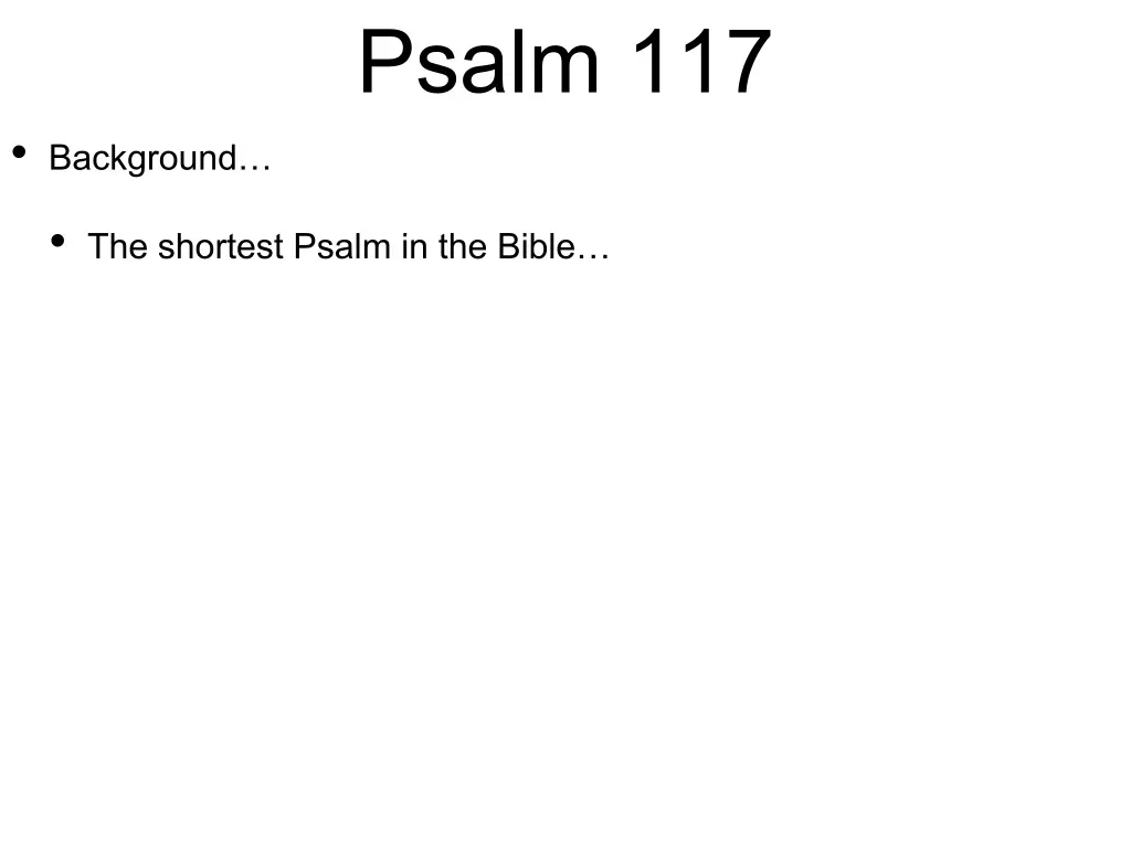 psalm 117 1