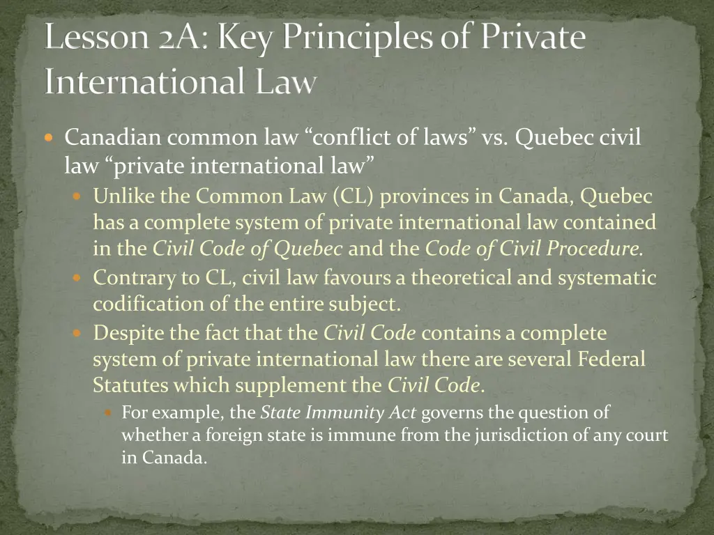 lesson 2a key principles of private international 1