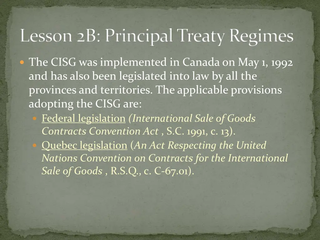 lesson 2b principal treaty regimes 3