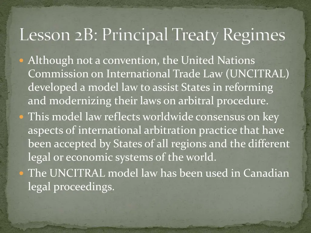 lesson 2b principal treaty regimes 5