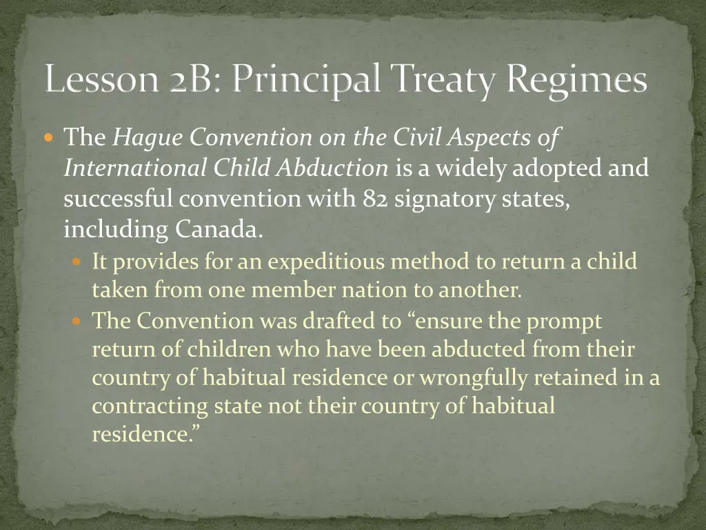 lesson 2b principal treaty regimes 6