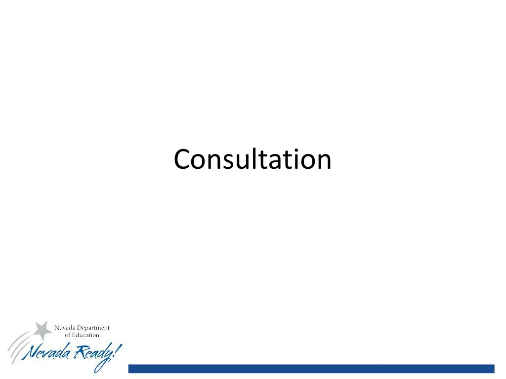 consultation