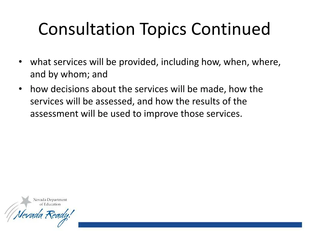 consultation topics continued 1