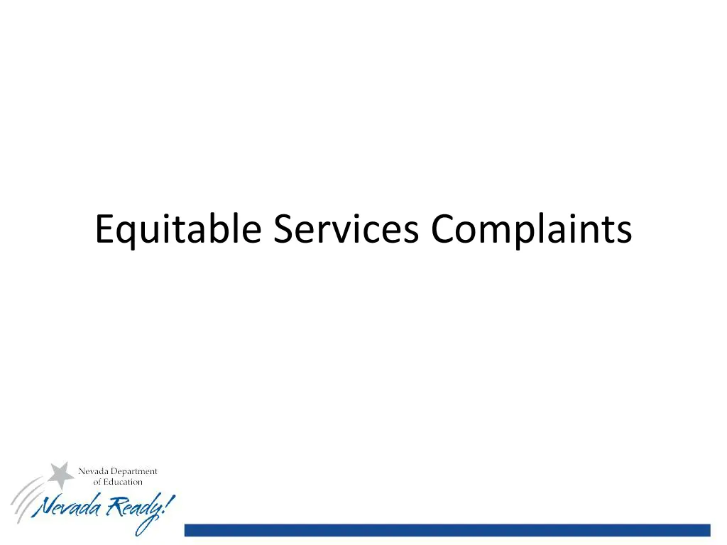 equitable services complaints