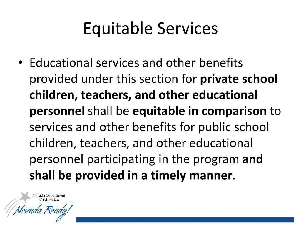 equitable services