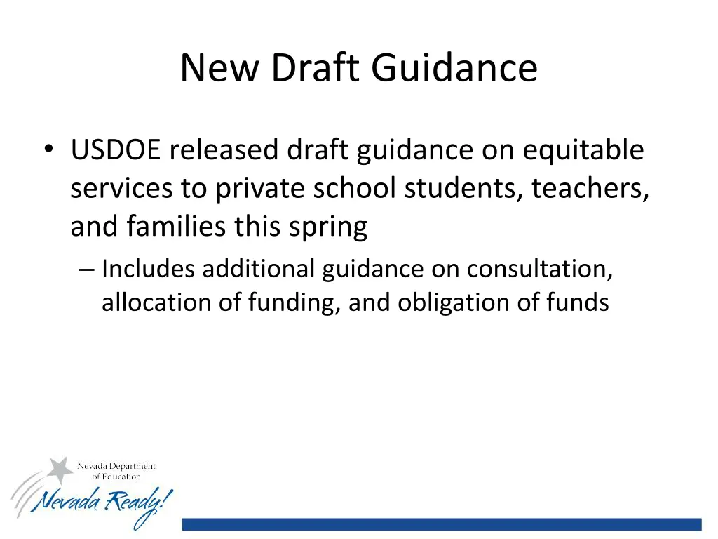 new draft guidance