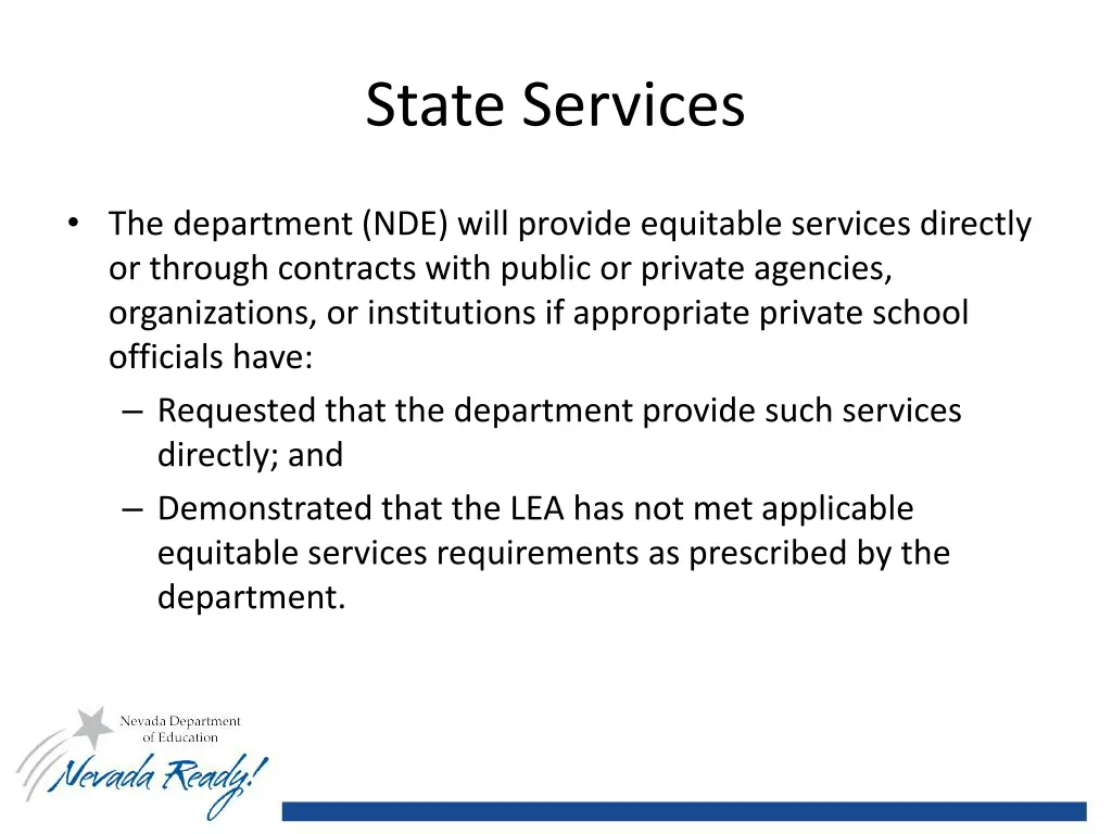 state services