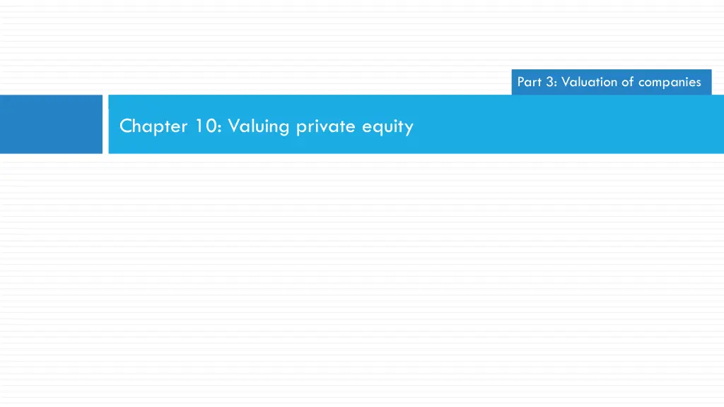 part 3 valuation of companies