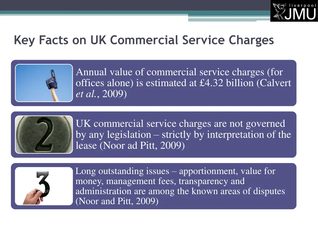 key facts on uk commercial service charges