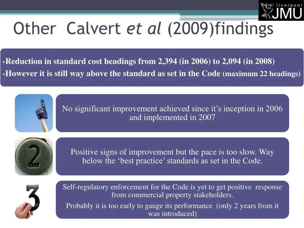 other calvert et al 2009 findings