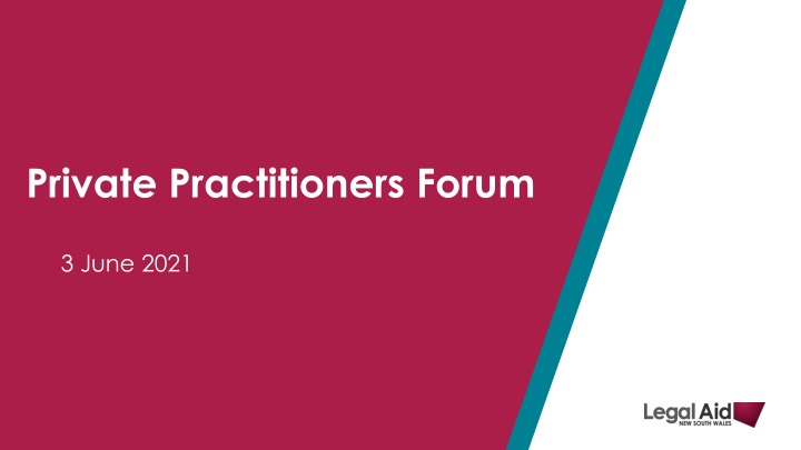 private practitioners forum