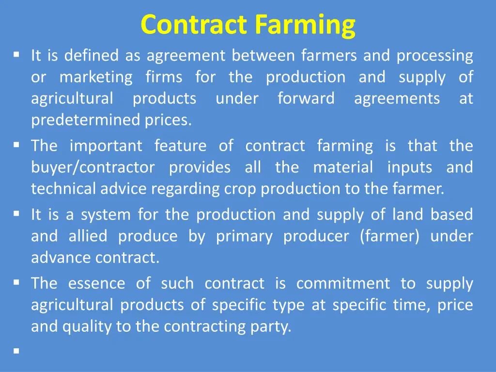 contract farming 1