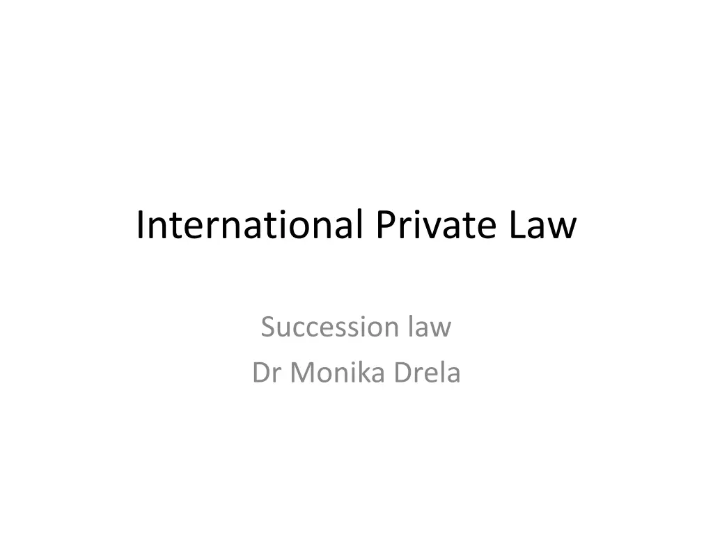 international private law