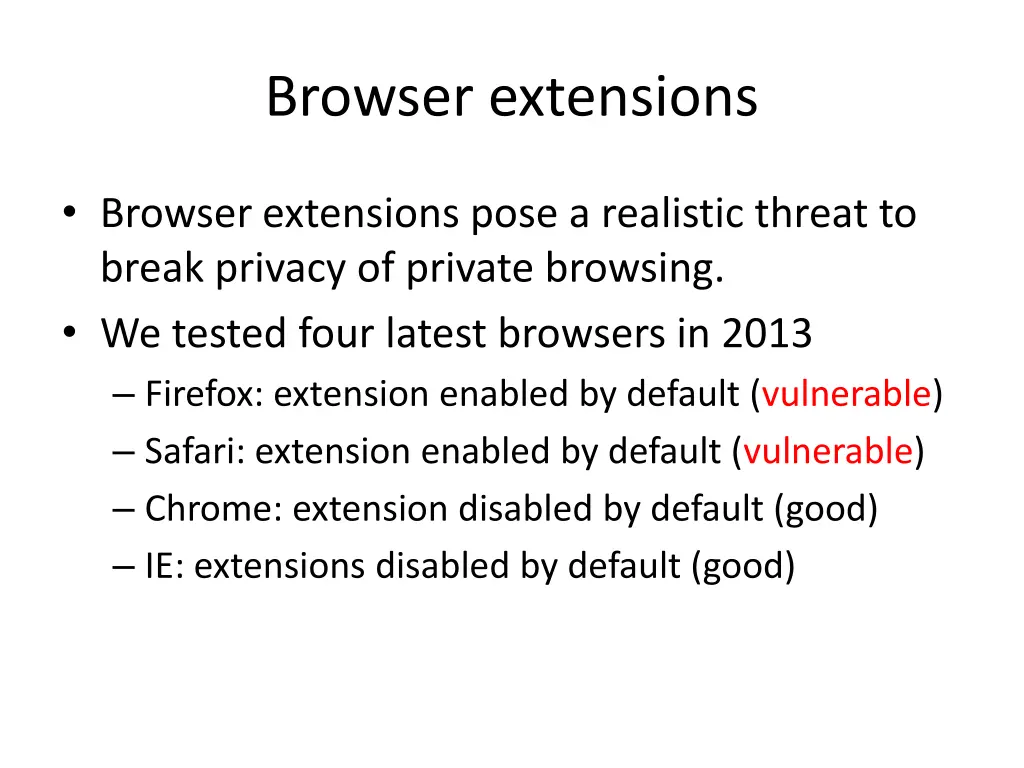 browser extensions