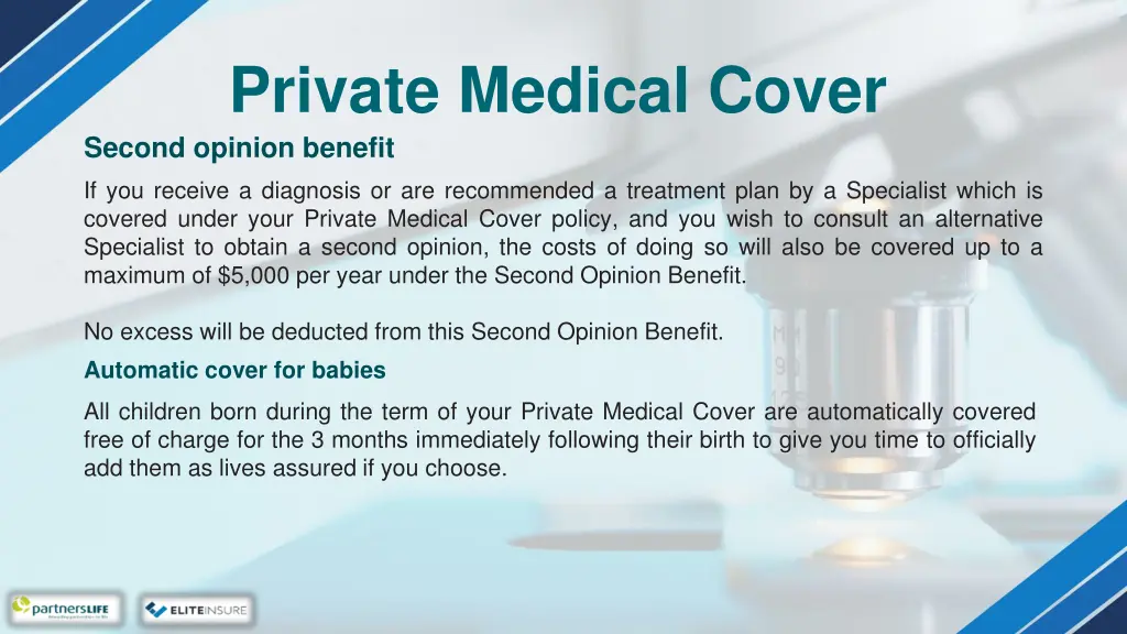 private medical cover 16