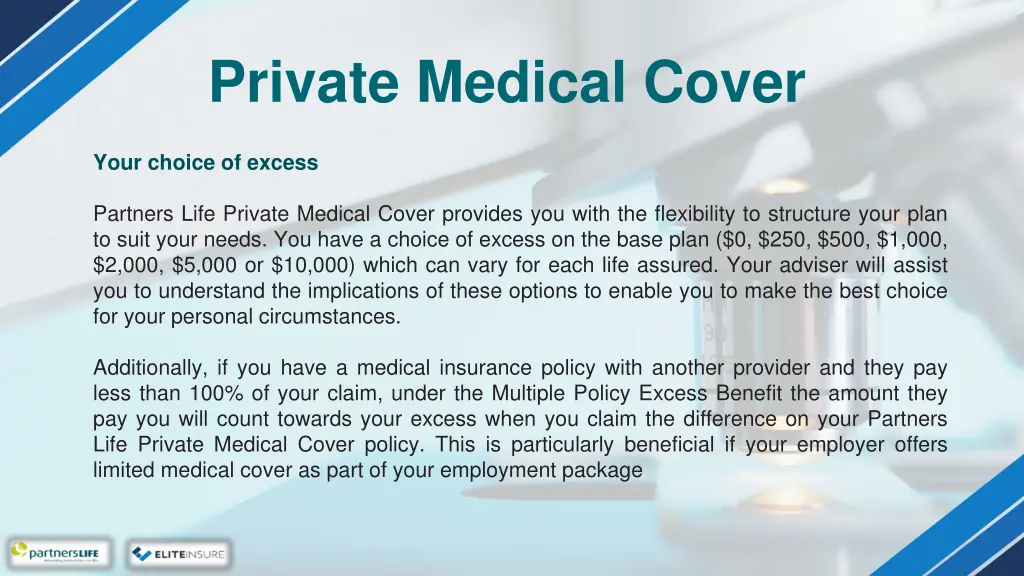 private medical cover 18