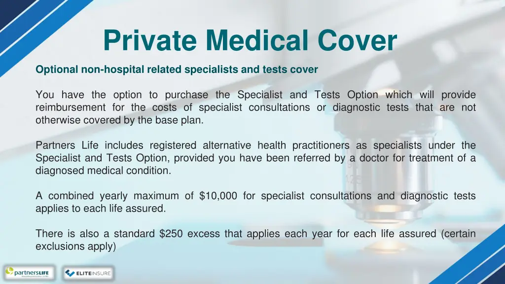 private medical cover 20