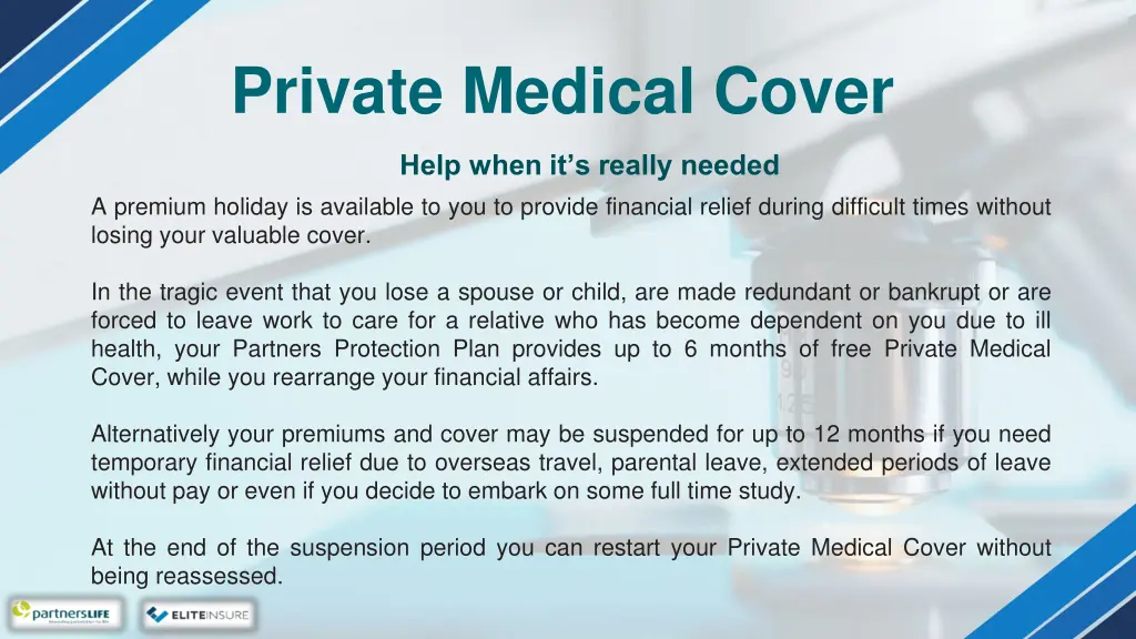 private medical cover 23