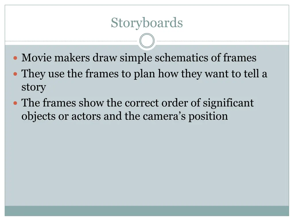 storyboards