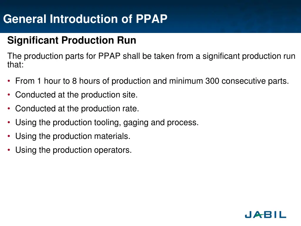 general introduction of ppap 3