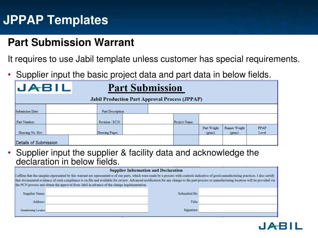 jppap templates 2