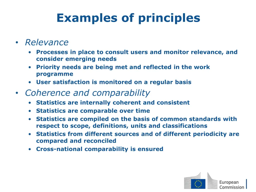 examples of principles 1