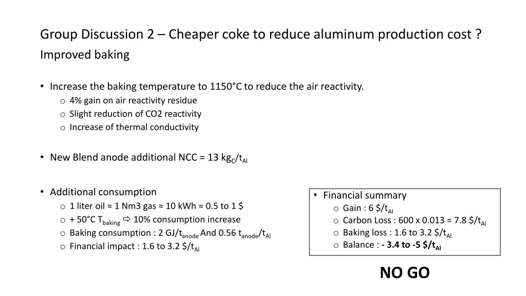 group discussion 2 cheaper coke to reduce 3