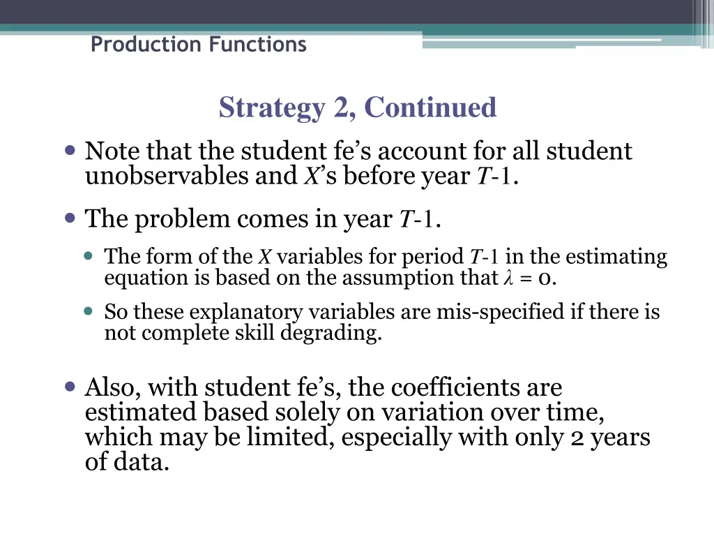 production functions 11