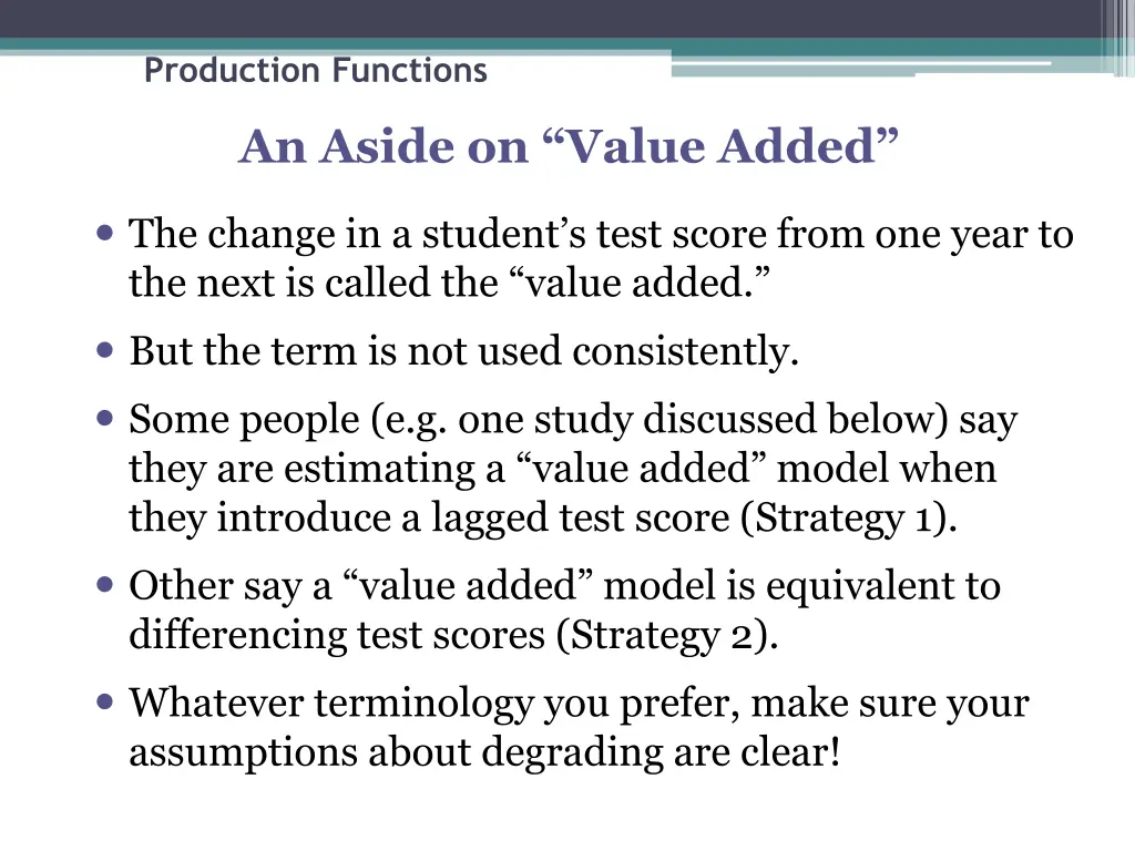 production functions 13