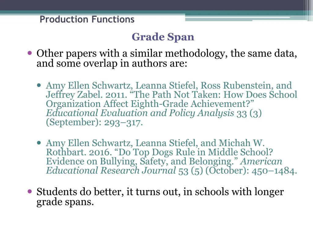 production functions 21