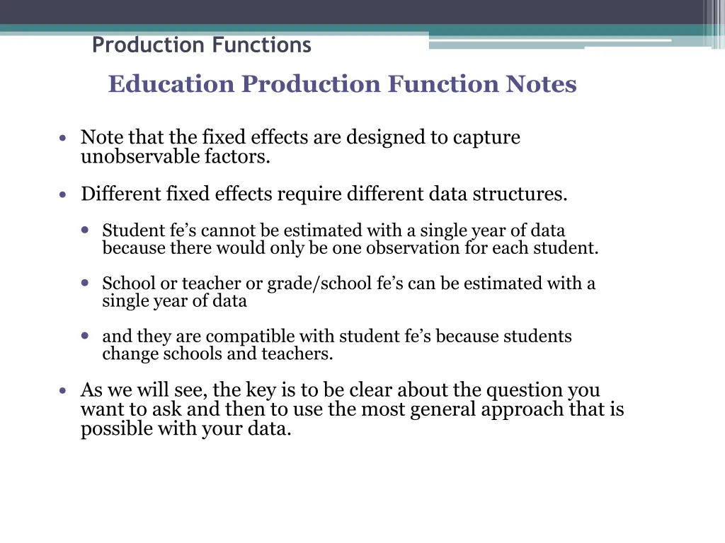 production functions 4