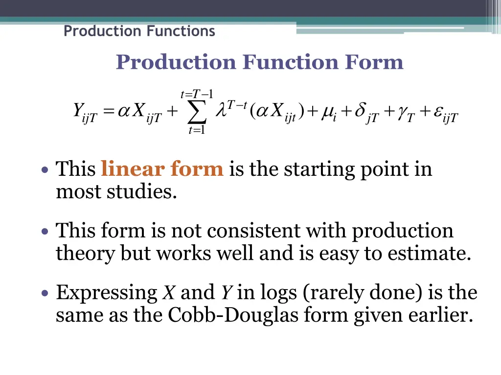 production functions 5