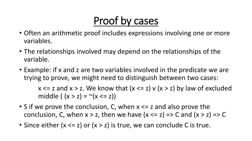 proof by cases proof by cases