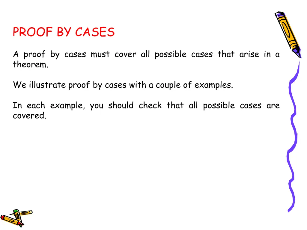 proof by cases