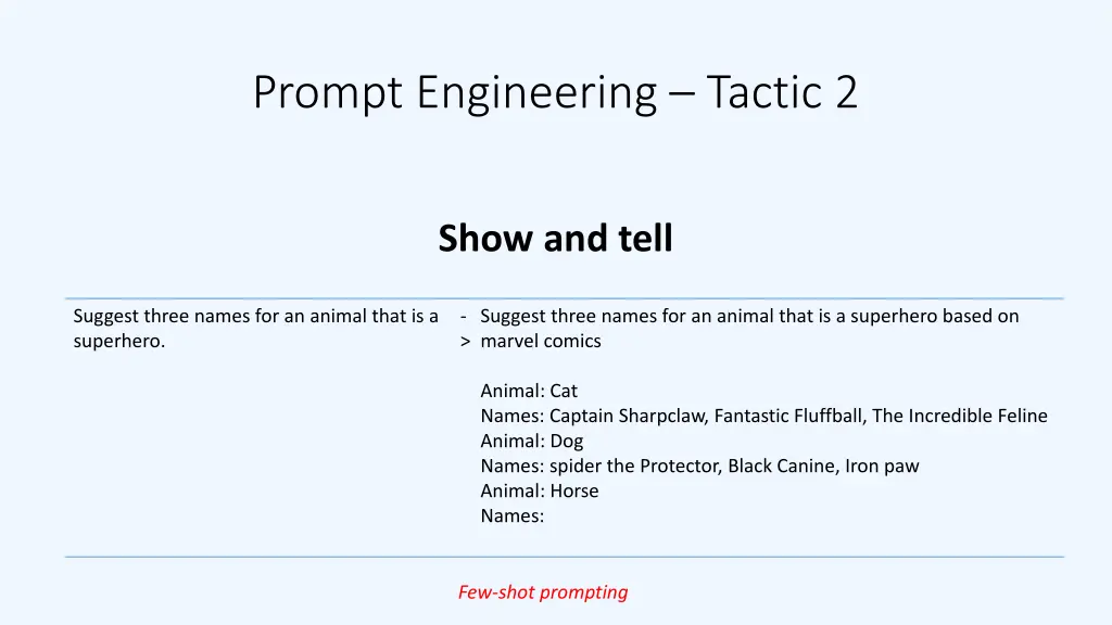 prompt engineering tactic 2