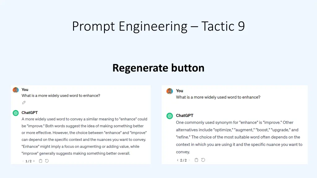 prompt engineering tactic 9 1