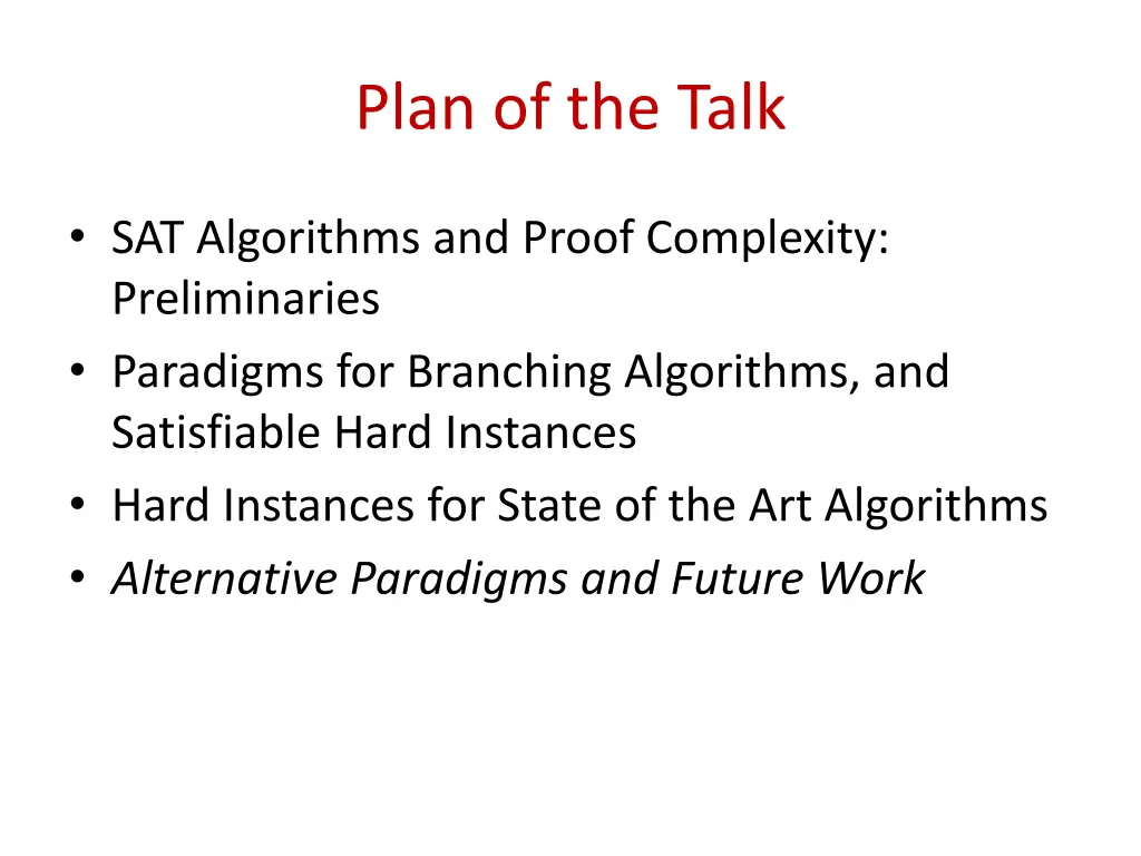 plan of the talk 4