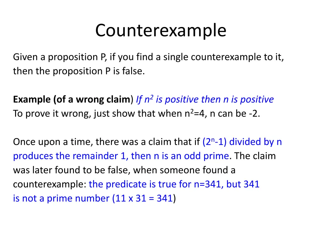 counterexample