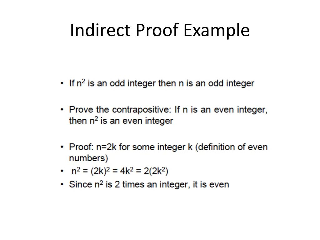 indirect proof example