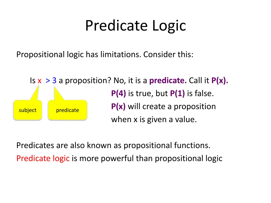 predicate logic