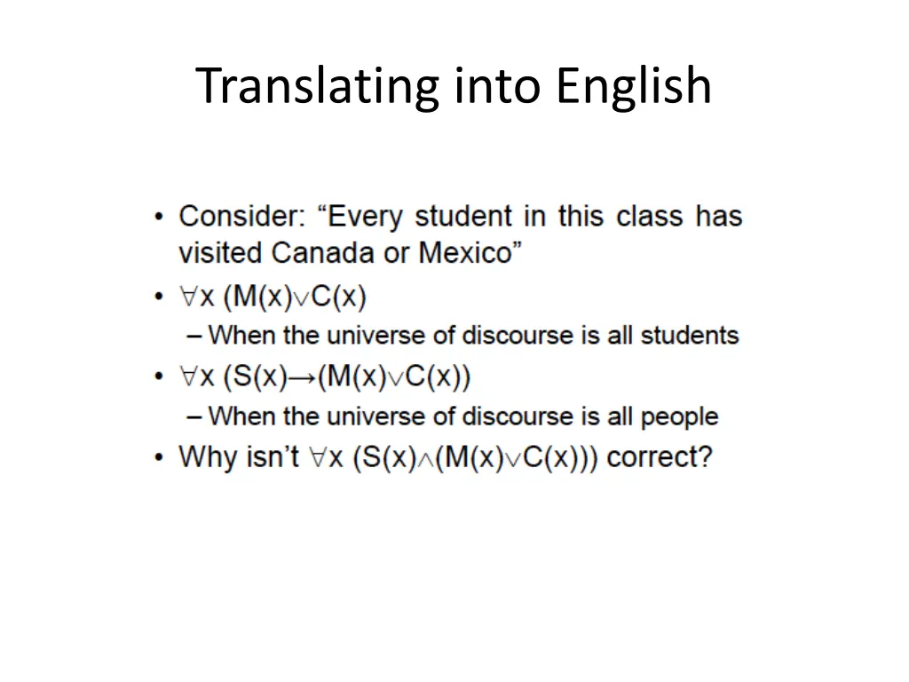 translating into english 1