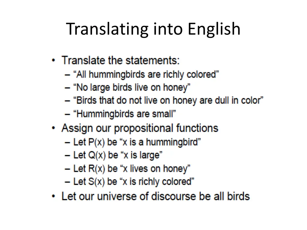 translating into english 2