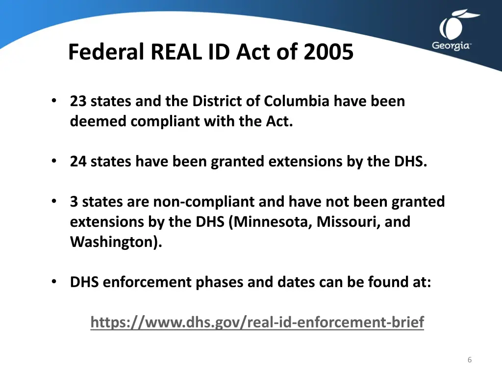 federal real id act of 2005 1