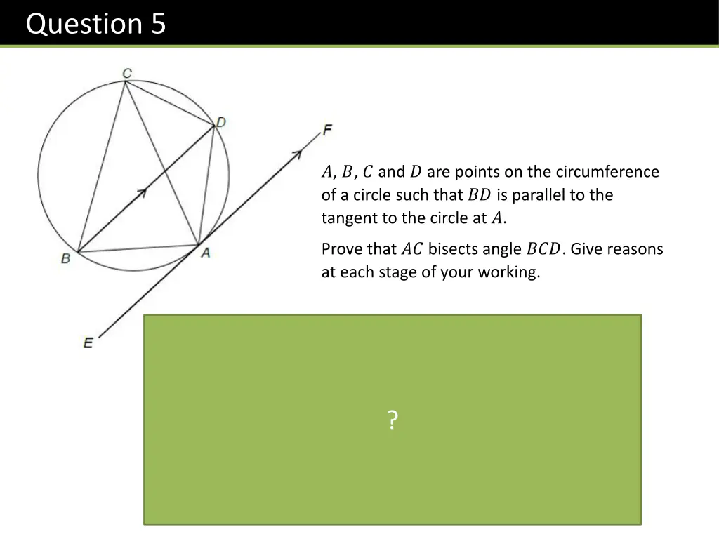 question 5