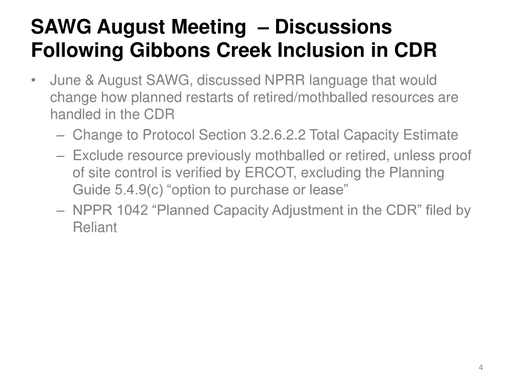 sawg august meeting discussions following gibbons 2