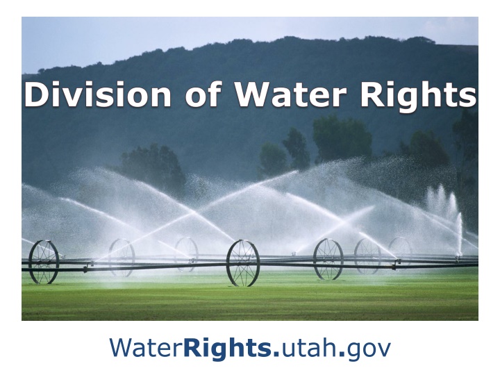 water rights utah gov