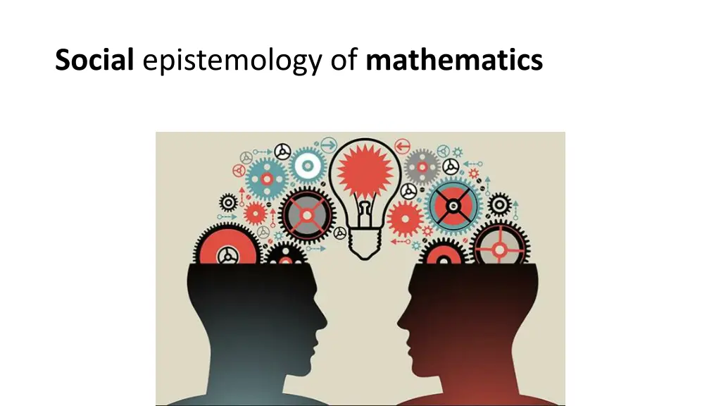 social epistemology of mathematics