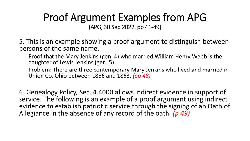 proof argument examples from apg proof argument 2