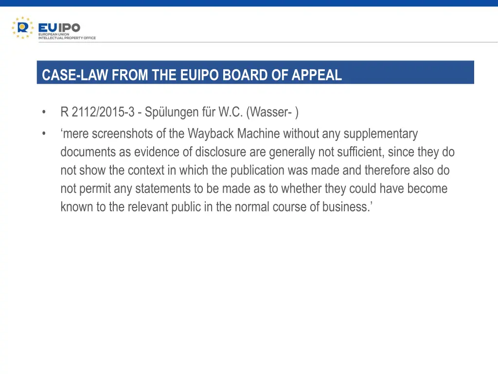 case law from the euipo board of appeal 2